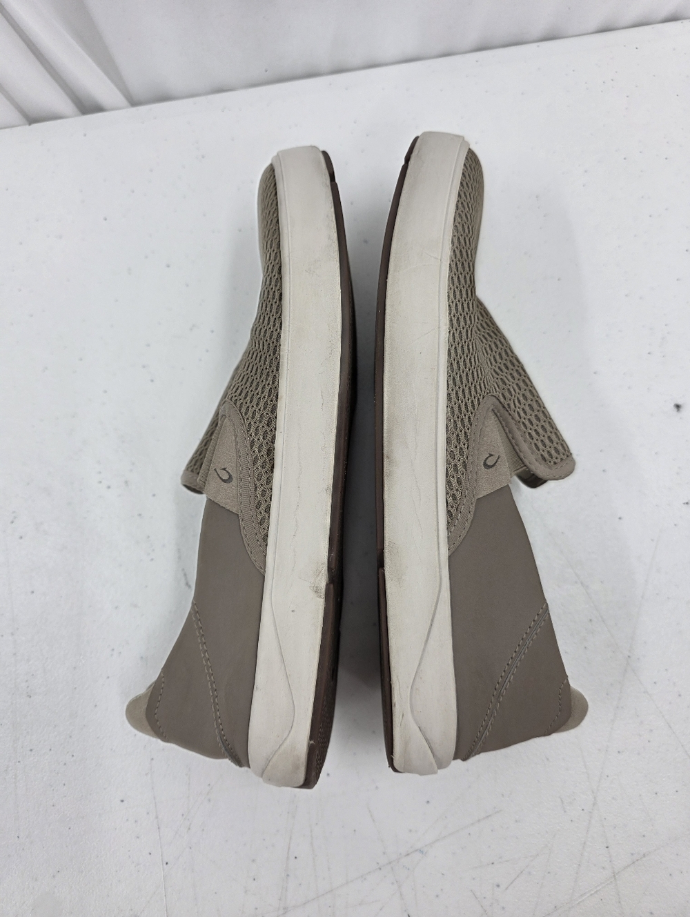 OluKai Lae‘ahi Slip-On Sneakers Mens Size 10 Clay Fabric Mesh Casual 10443-1010. - Picture 8 of 10
